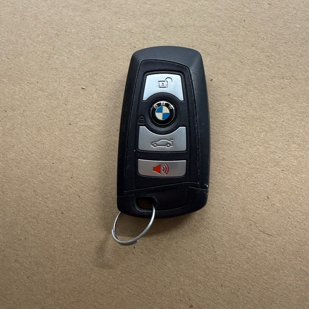2016 BMW X3 Key Fob with Black and Silver Accents